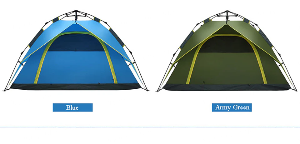 Cheap Goat Tents ONLIVING Automatic Tent 3 4 Person Double layer Outdoor Camping Tent Waterproof Instant Setup Protable Backpacking Tourist Tents Tents 
